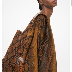 NWT: Michael Kors Collection Python Tote